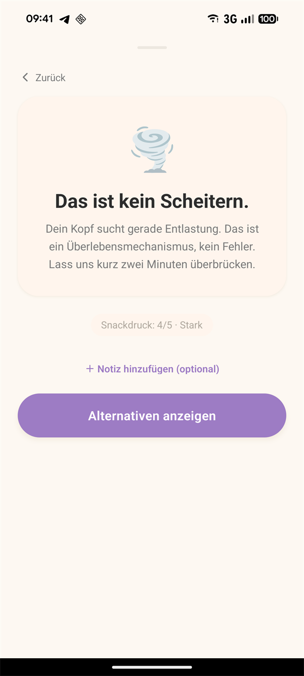 SnackBeat empathische Antwort: Das ist kein Scheitern
